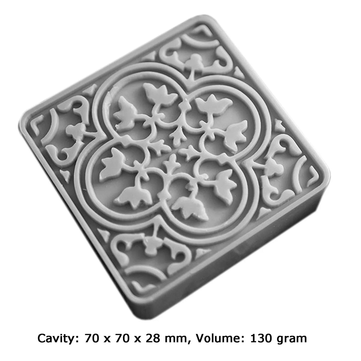 Flower Soap Silicon Molds Chinese Paper Cut Square Soap Making Mold Candle Mould Handmade Craft