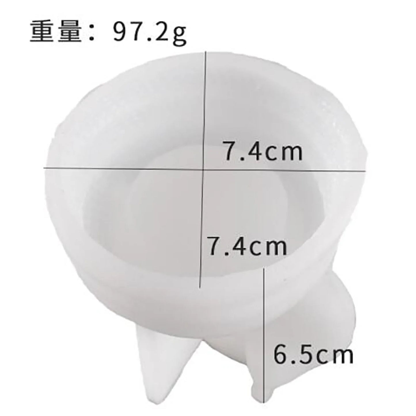 3D Snake Candle Stand Silicone Mould Creative Silicon Wax Soap Resin Epoxy Mold