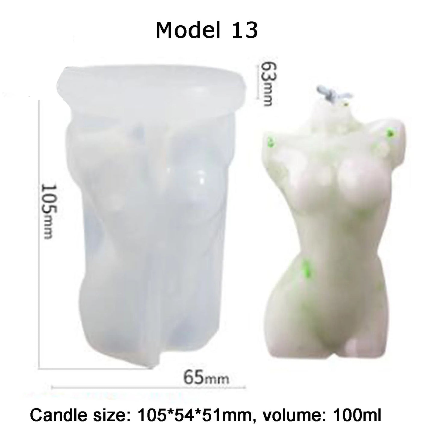 3d Venus DIY Candle Making Kit Roman Pillar Silicone Mold Goddess Aromatherapy Candle Mold Plaster Mold Cake Decorating Tools