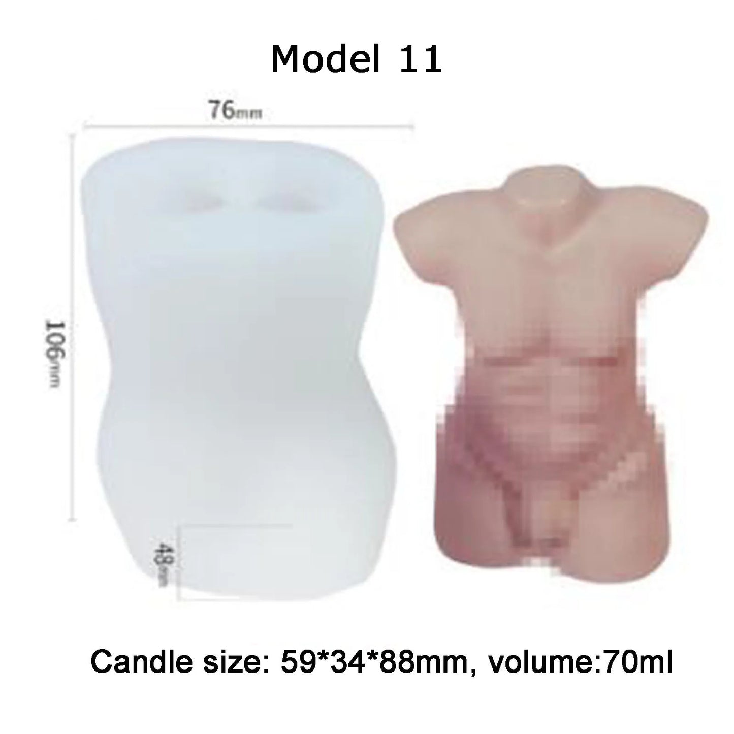 3d Venus DIY Candle Making Kit Roman Pillar Silicone Mold Goddess Aromatherapy Candle Mold Plaster Mold Cake Decorating Tools