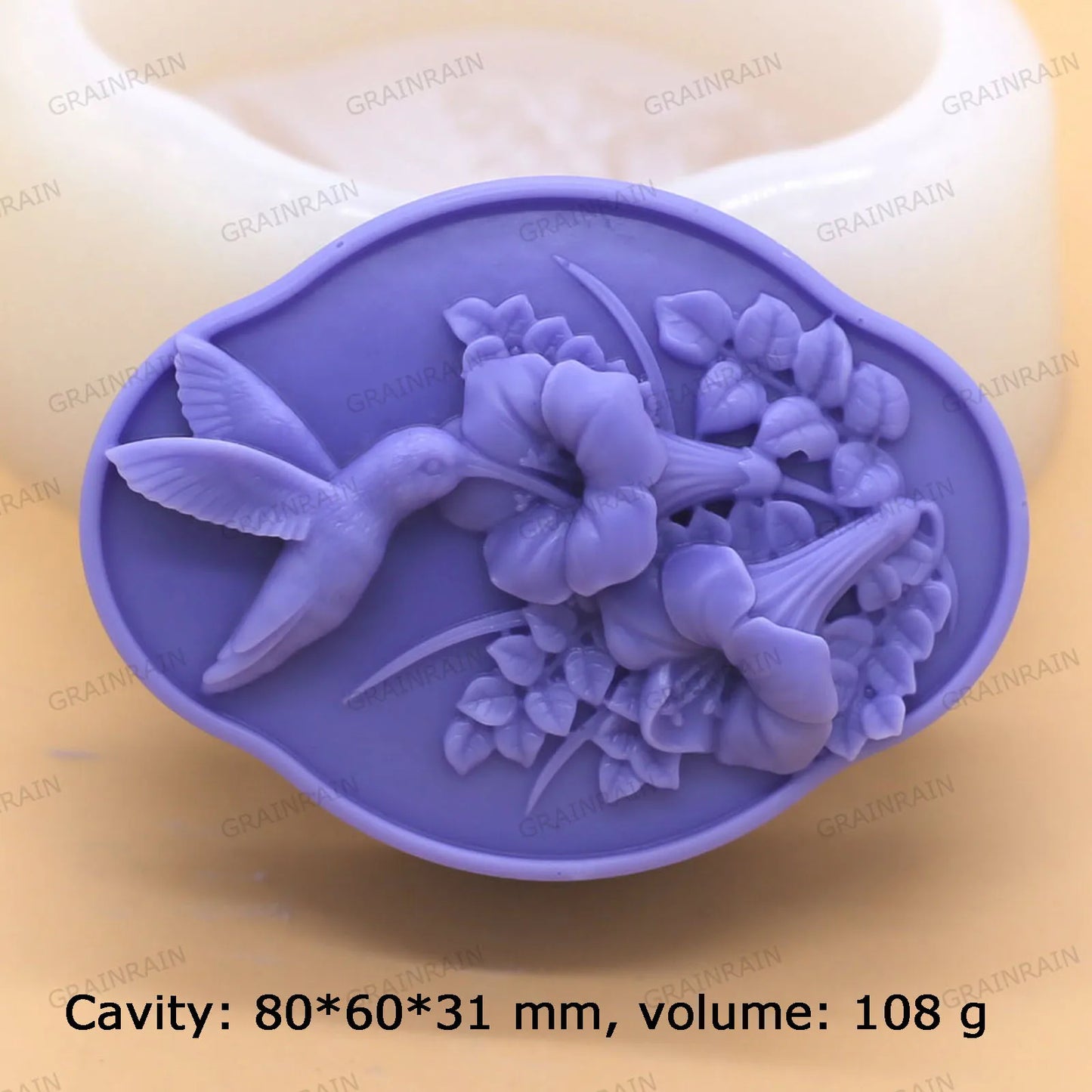 Silicone Soap Mold Form Cat Deer Bird Flower DIY Craft Handmade Soap Candle