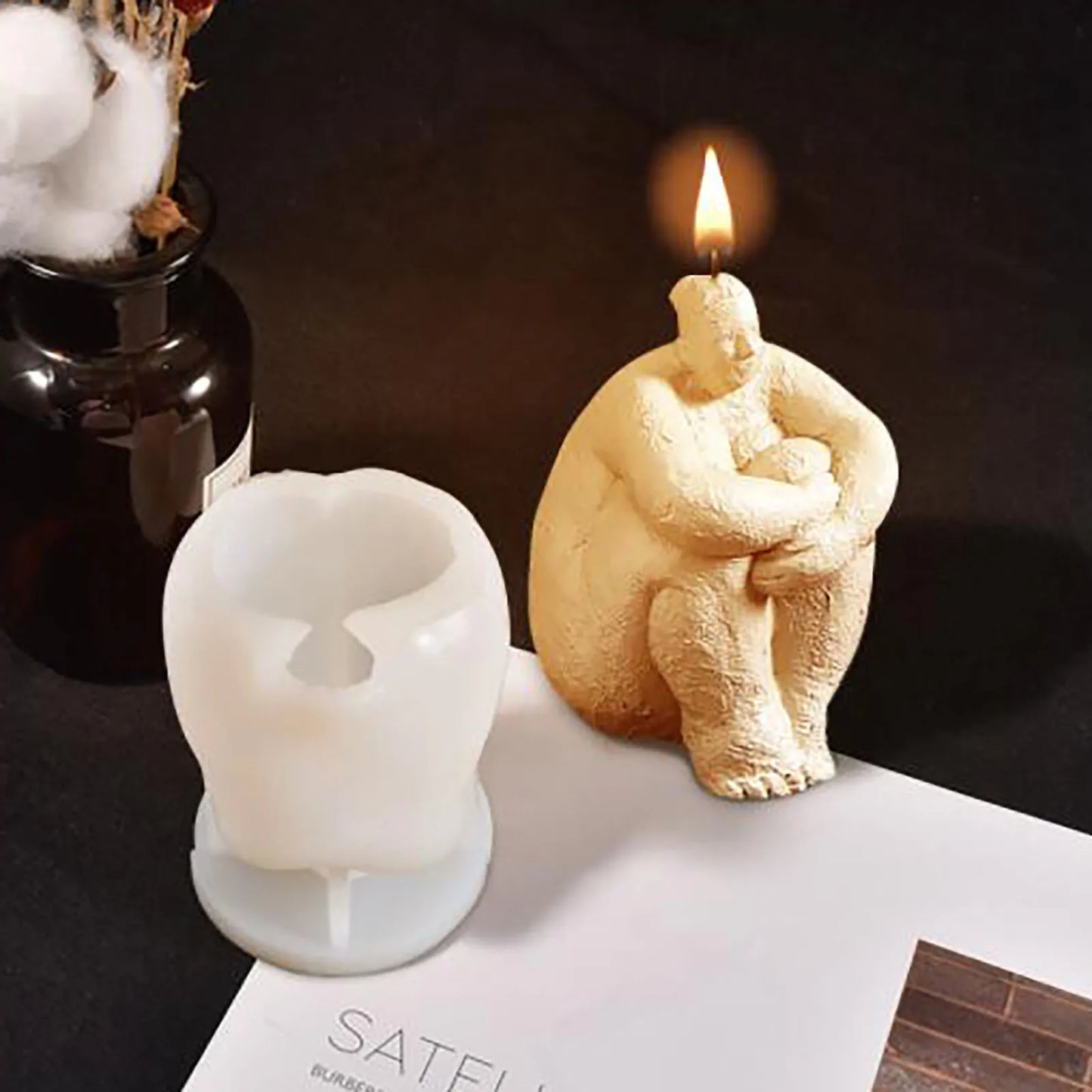 3D Female Figure Candle Silicone Mould Silicon Wax Soap Resin Epoxy Mold