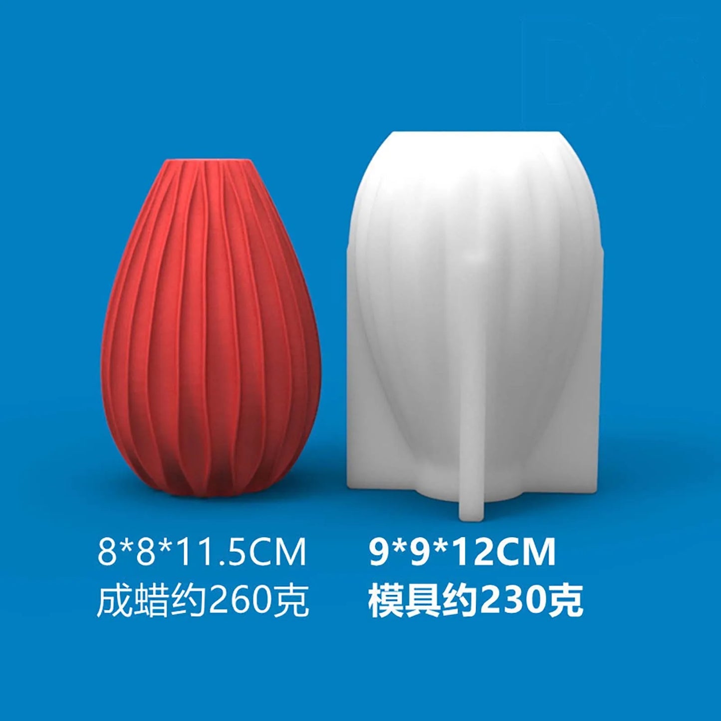 3D Candle Molds Pillar Silicone Soap Mold Geometry Column Handmade Soy Wax Mould