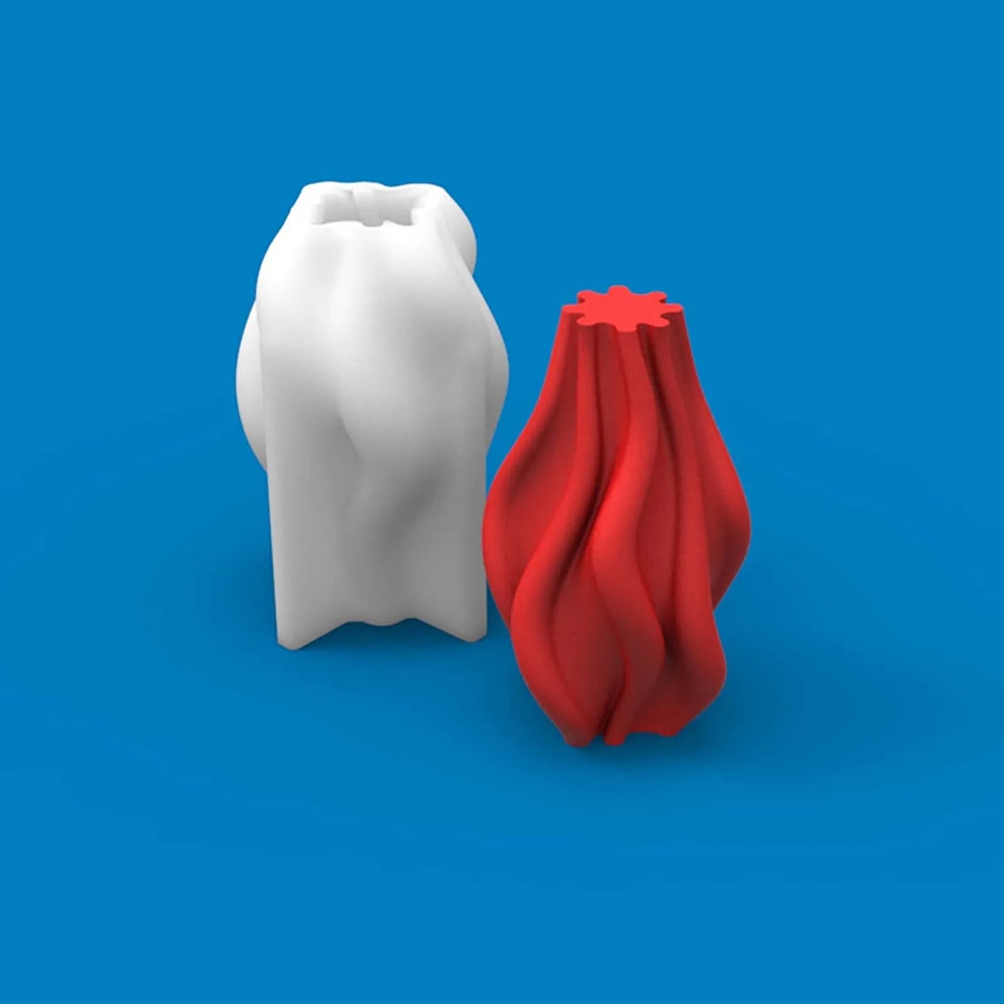 3D Candle Molds Pillar Silicone Soap Mold Geometry Column Handmade Soy Wax Mould