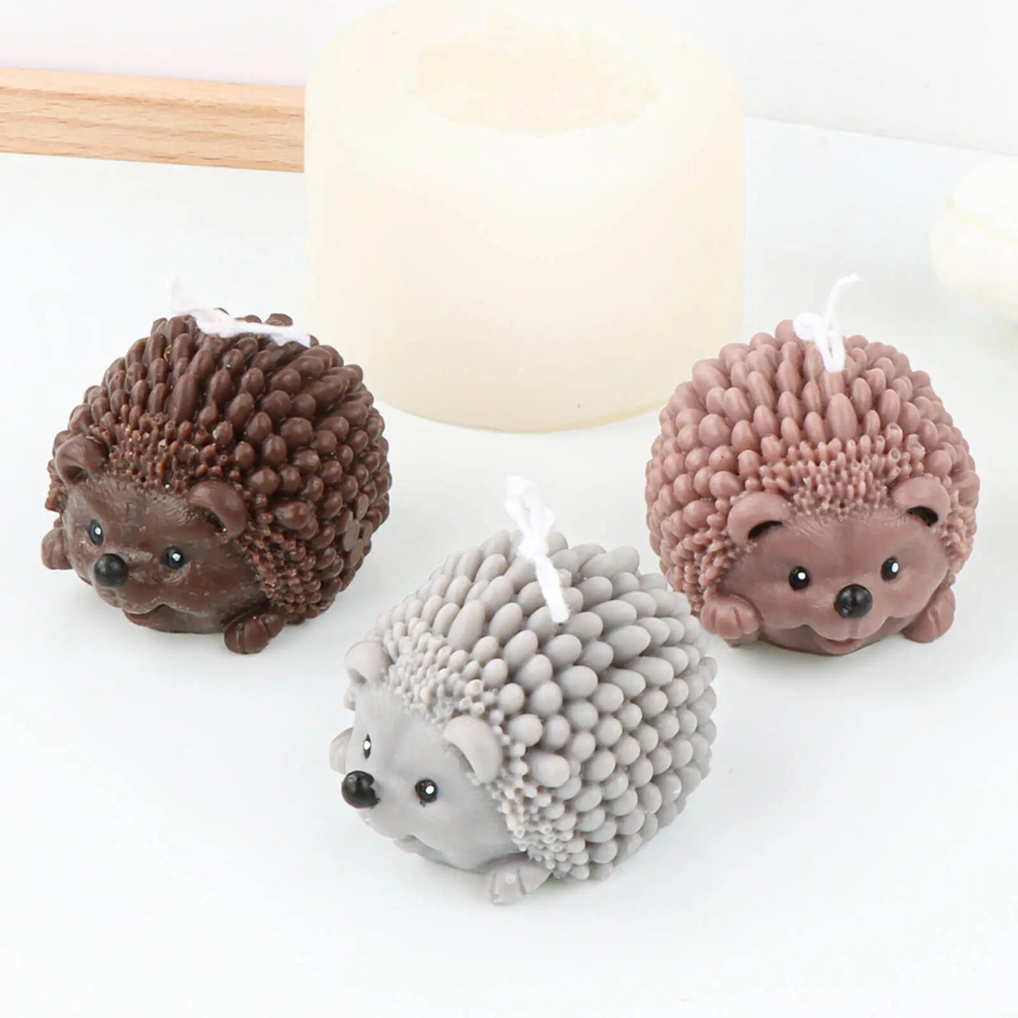 Hedgehog 3D Candle Mold Silicone Soap Mold Craft Plaster Mold Soy Wax Mold