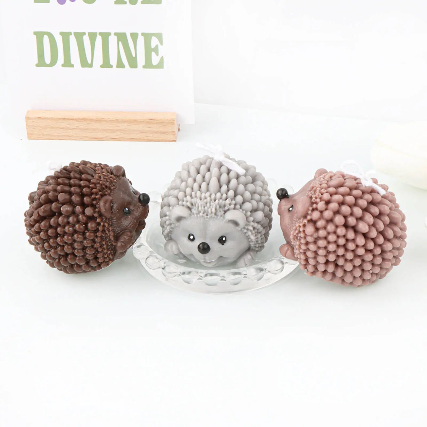Hedgehog 3D Candle Mold Silicone Soap Mold Craft Plaster Mold Soy Wax Mold