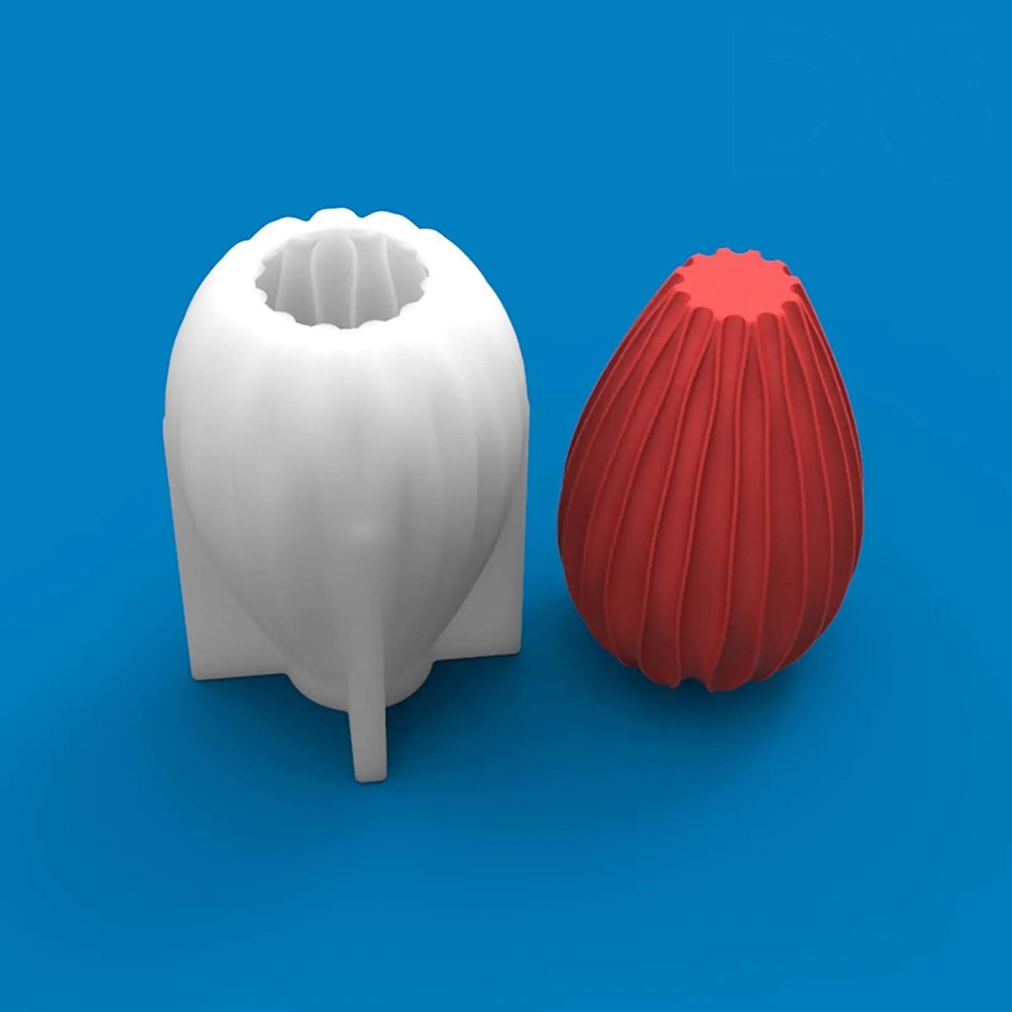 3D Candle Molds Pillar Silicone Soap Mold Geometry Column Handmade Soy Wax Mould