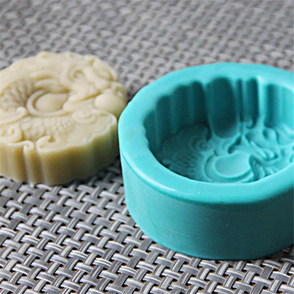 Grainrain Silicon Soap Mold Dragon DIY Craft Handmade Silicone Soap Mould