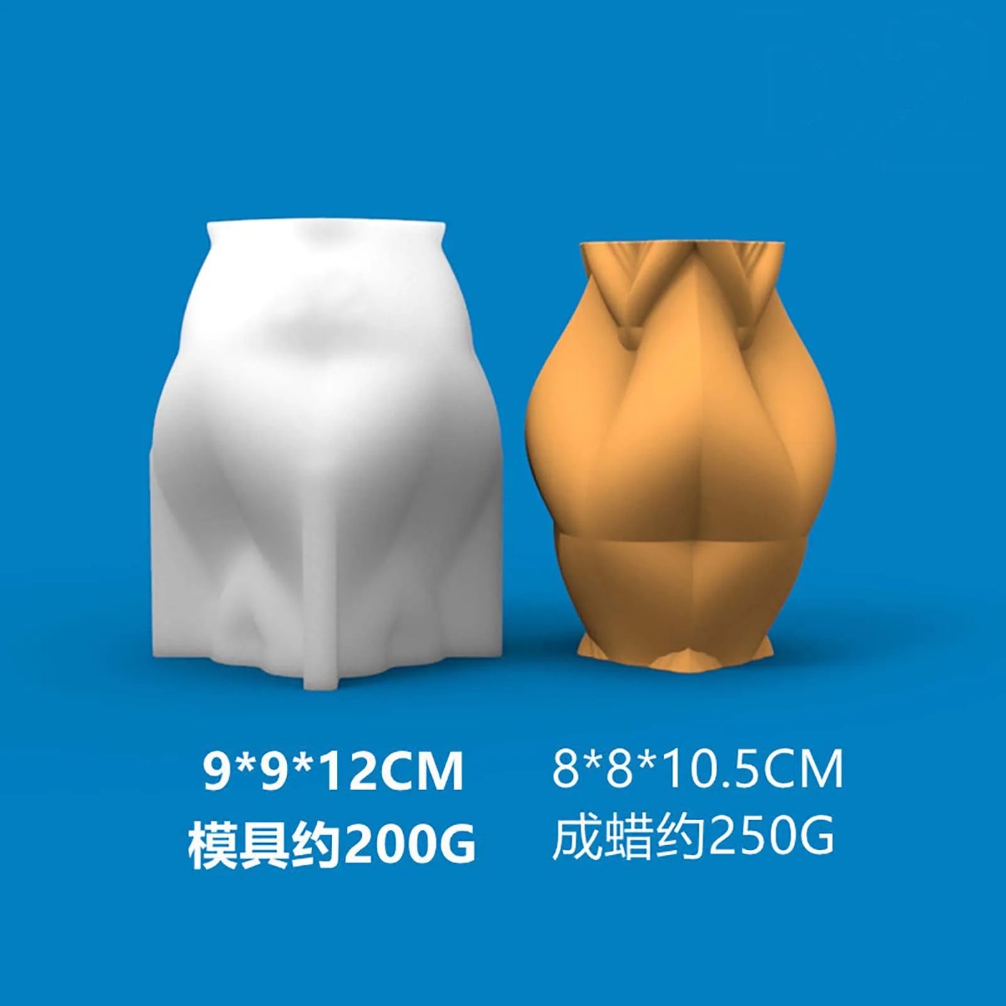 3D Candle Molds Pillar Silicone Soap Mold Geometry Column Handmade Soy Wax Mould