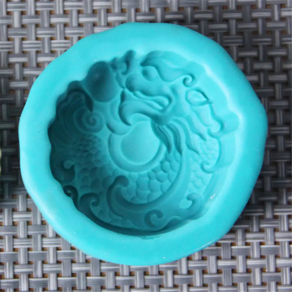 Grainrain Silicon Soap Mold Dragon DIY Craft Handmade Silicone Soap Mould