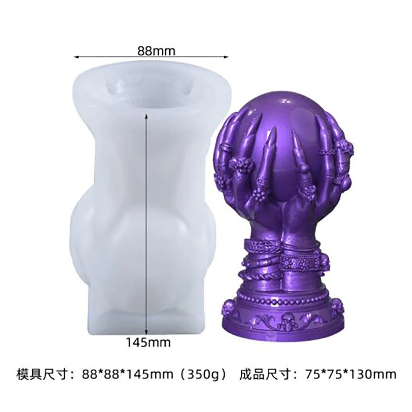 3D Easter Rose Devil Candle Silicone Mould Creative Silicon Aromatherapy Soap Mold Molds for Candles Resin Wax