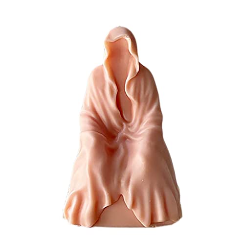 Grainrain 3D Candle Mould Halloween Skull DIY Craft Silicon Soap Mold Handmade Wax Resin Mould