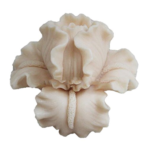3D Flower White DIY Craft Art Handmade Soap Making Molds Flexible Soap Mold Silicone Soap Mould Soap