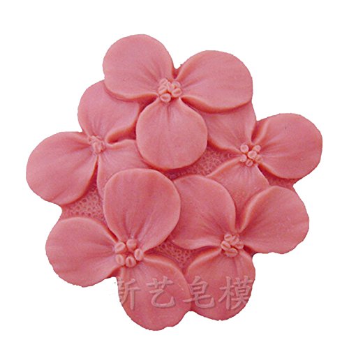 Round Flower Ball Silicone Soap Mould Soap Making Molds DIY Craft Art Handmade Flexible Soap Mold