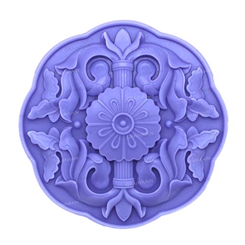 Craft Flower Silicone Soap Molds Round Soap Making Molds Candle Resin Mold