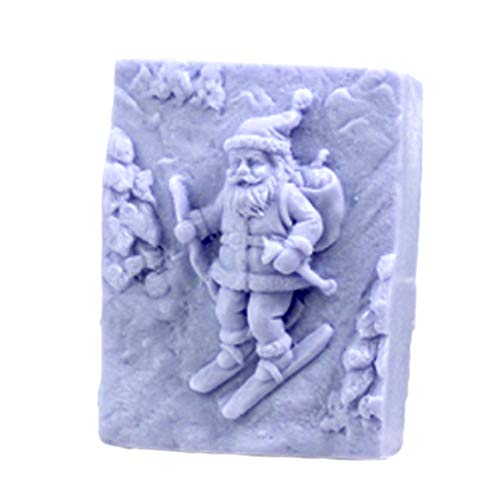 Chrismas Santa Claus Silicone Soap Molds Soap Making Mold DIY Handmade Soap Mould Shoe