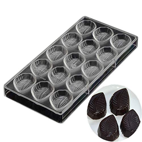 19290 / Leafs Plastic Polycarbonate Chocolate Molds