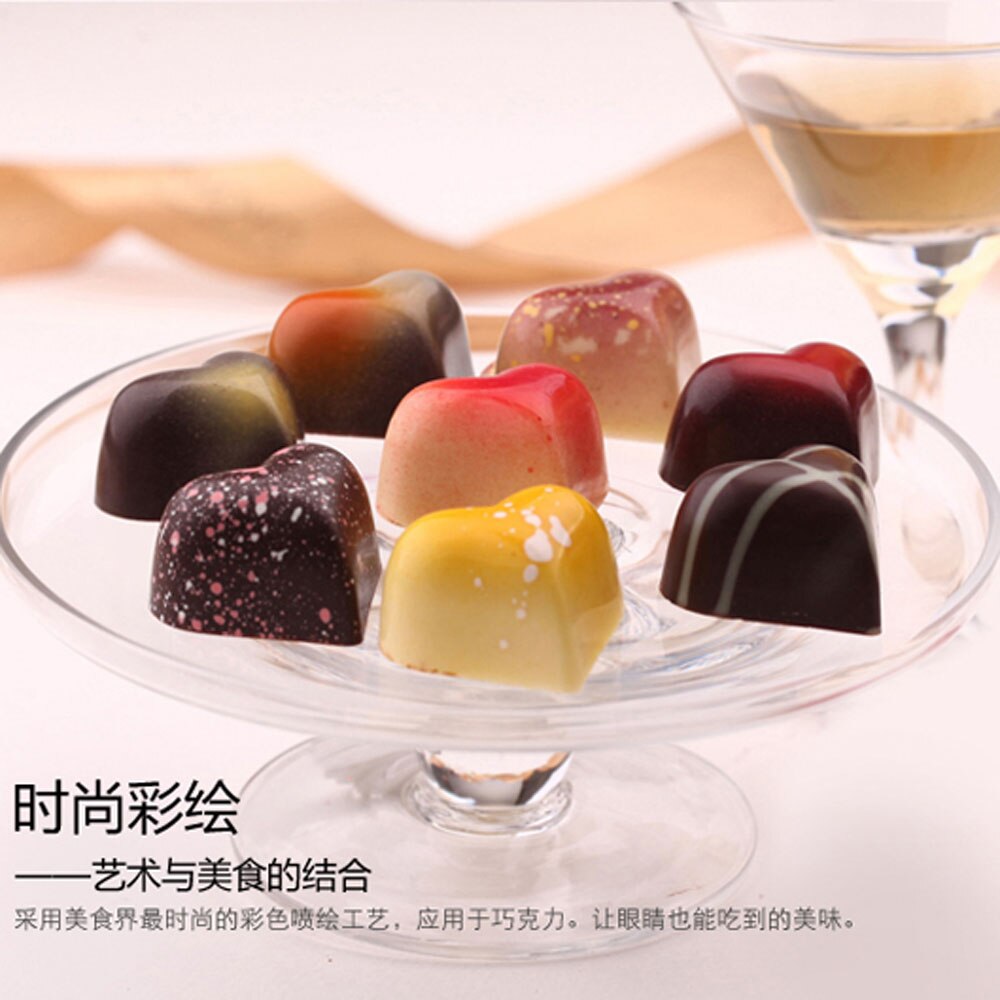 19268 / Heart Chocolate Plastic Candy Molds
