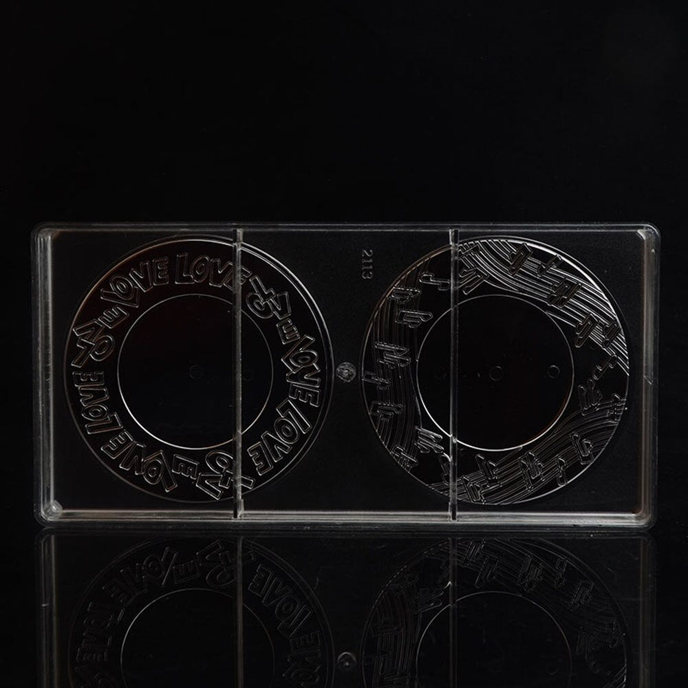 19279 / 2 Cavity Disc Shaped Chocolate Candy Mold