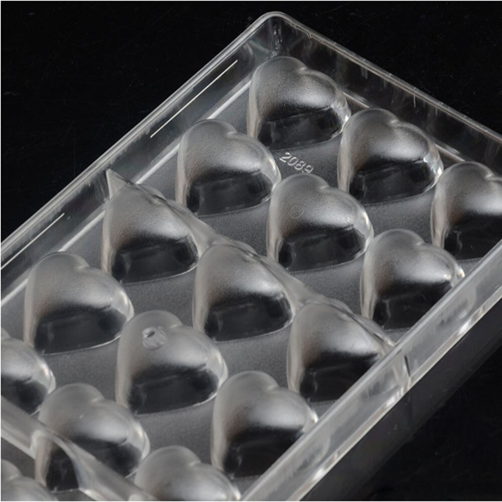 19268 / Heart Chocolate Plastic Candy Molds