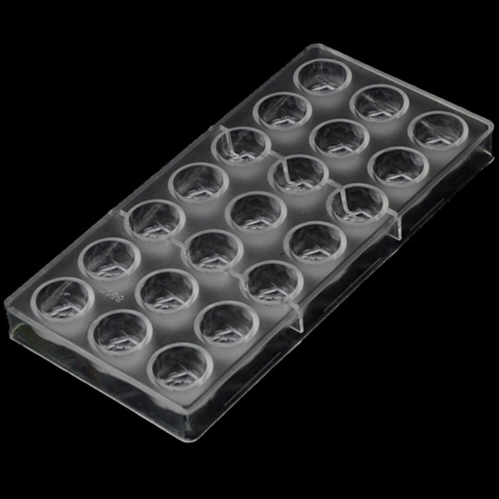 19269 / Clear Hard Plastic Rose Chocolate Mold