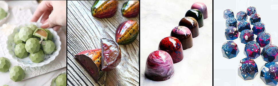 19290 / Leafs Plastic Polycarbonate Chocolate Molds