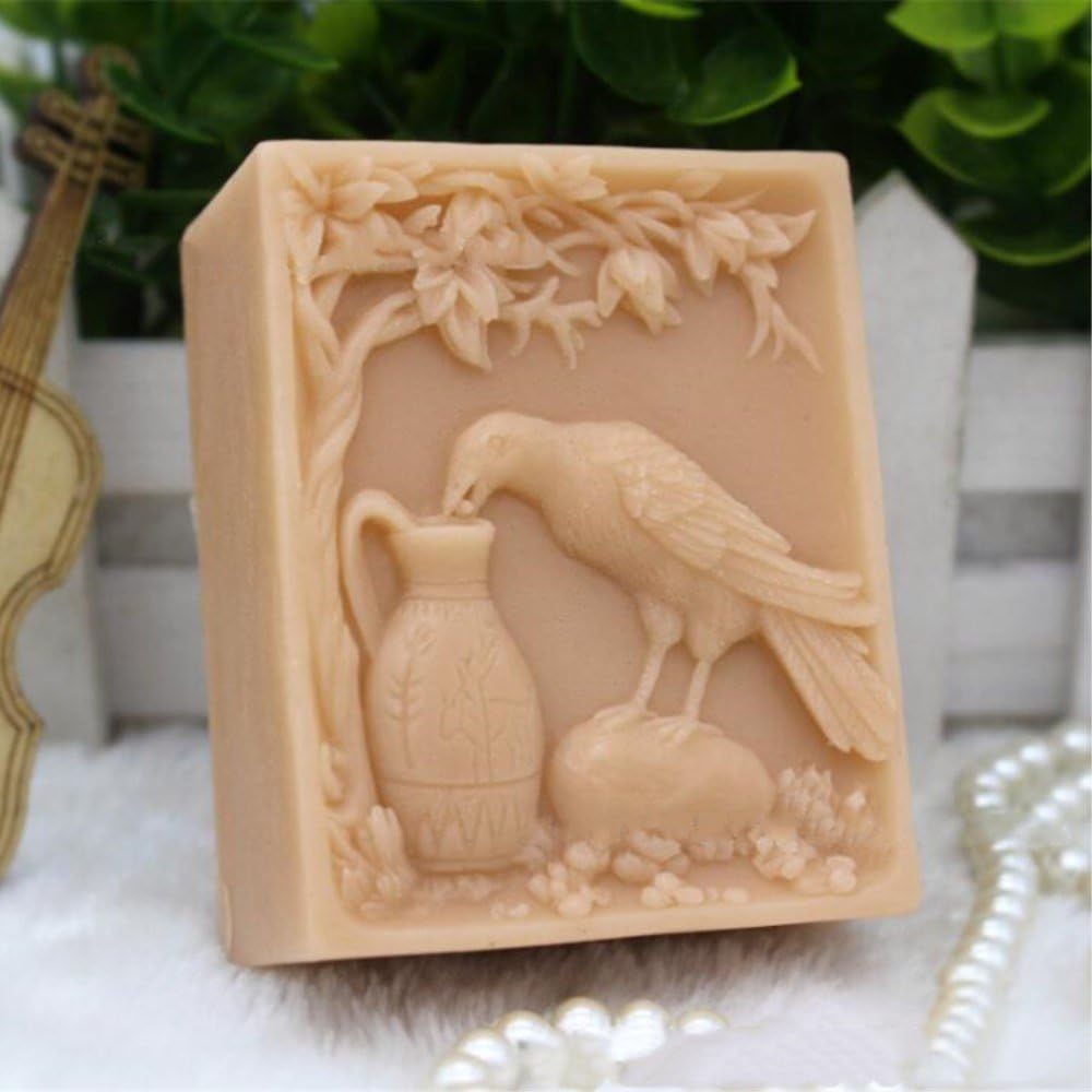11330 Grainrain Silicone Mold for Handmade Soap Craft - Crow and Pitcher