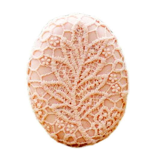 14406-1 Oval lace flower soap mold