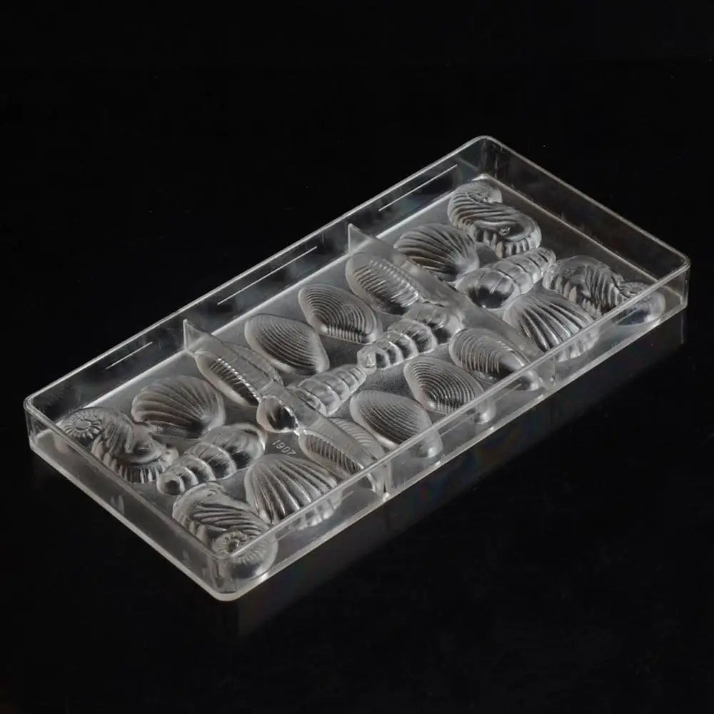 19278 / Moldes de chocolate con forma de conchas marinas