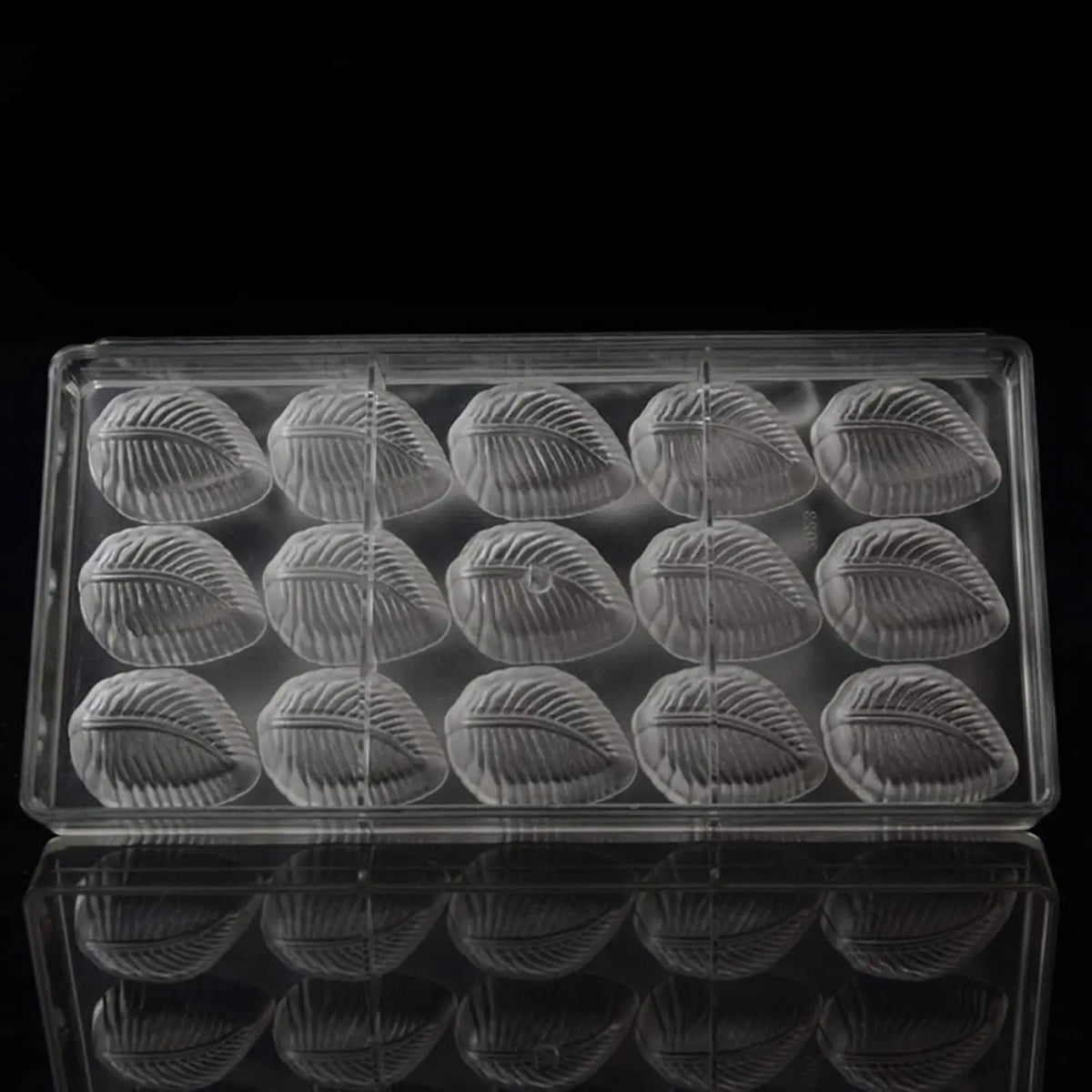 19290 / Moldes de Chocolate de Policarbonato con Forma de Hojas