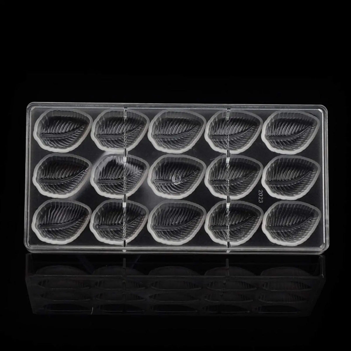 19290 / Moldes de Chocolate de Policarbonato con Forma de Hojas