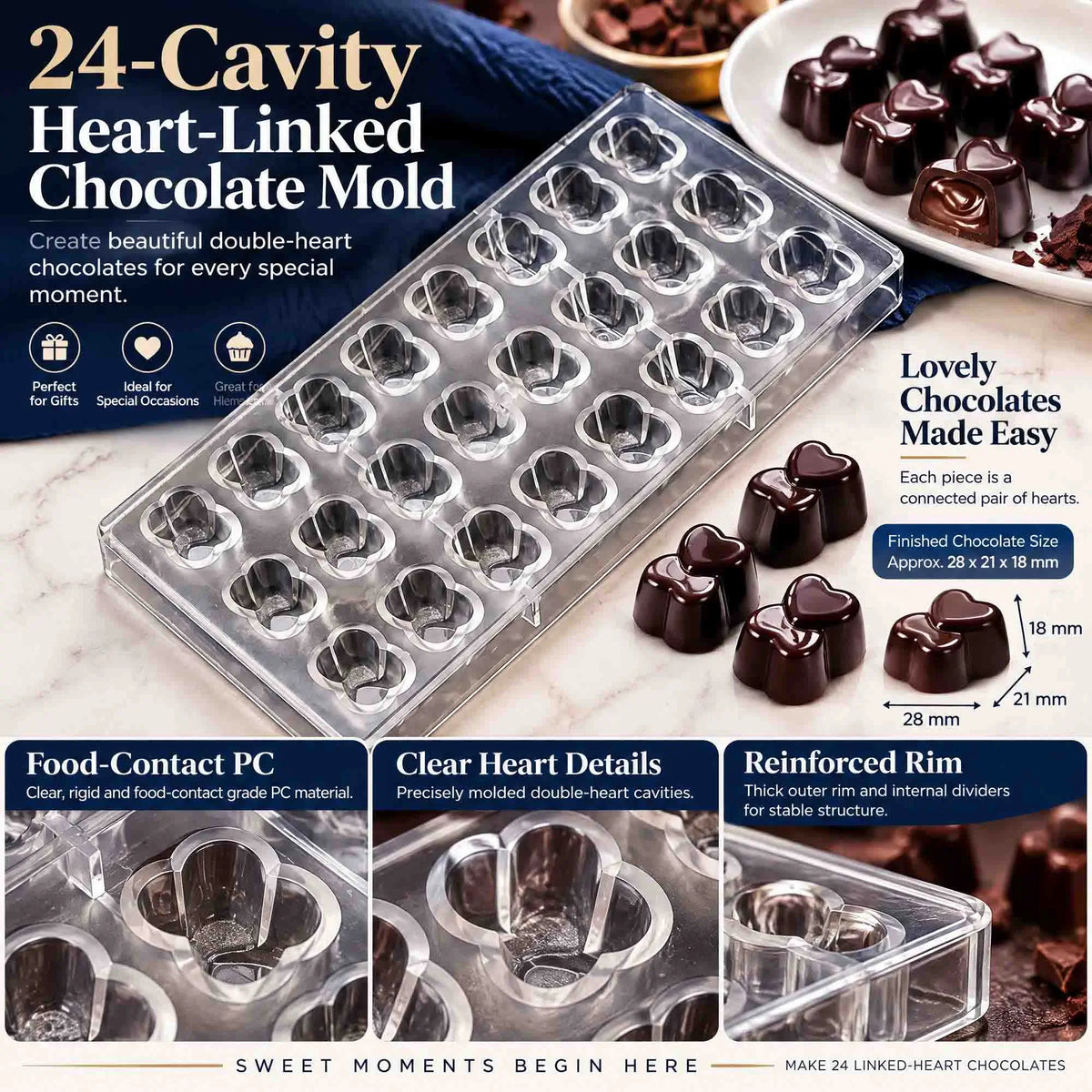 19292-12 mold for candy heart