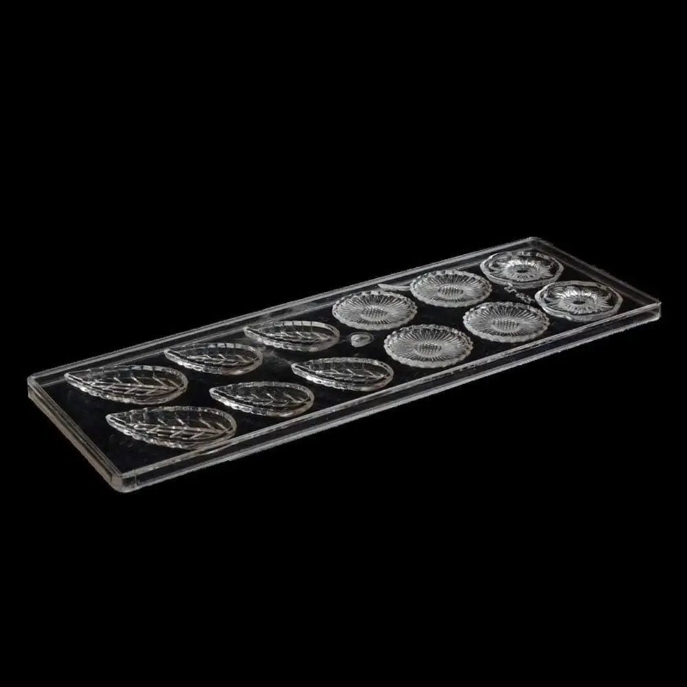 19293 / Molde de chocolate Hojas y Flores