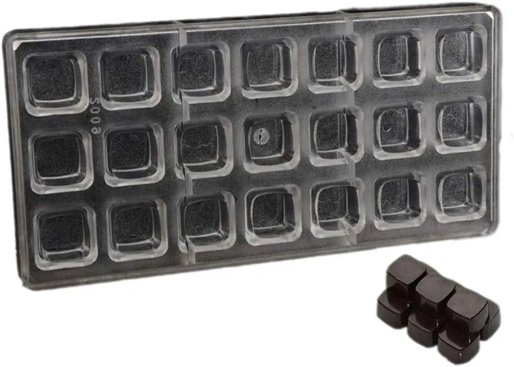 19302 / Pastry Molds Chocolates Square 21 Cavity