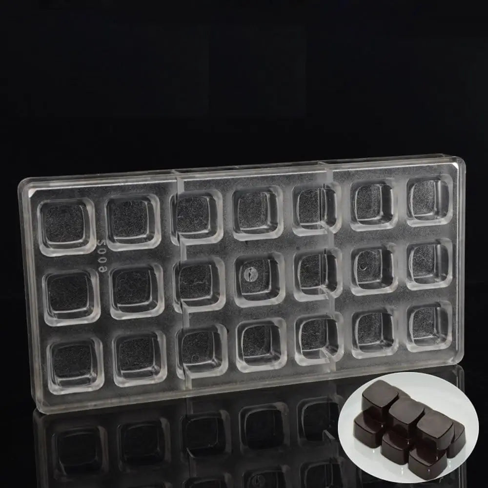 19302 / Pastry Molds Chocolates Square 21 Cavity