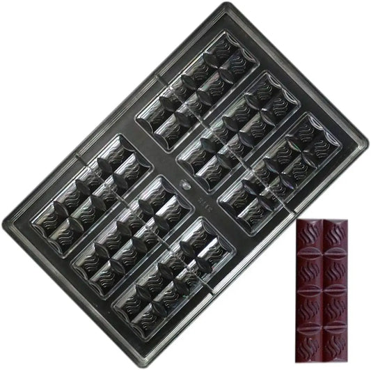 19338-1 polycarbonate chocolate bar molds