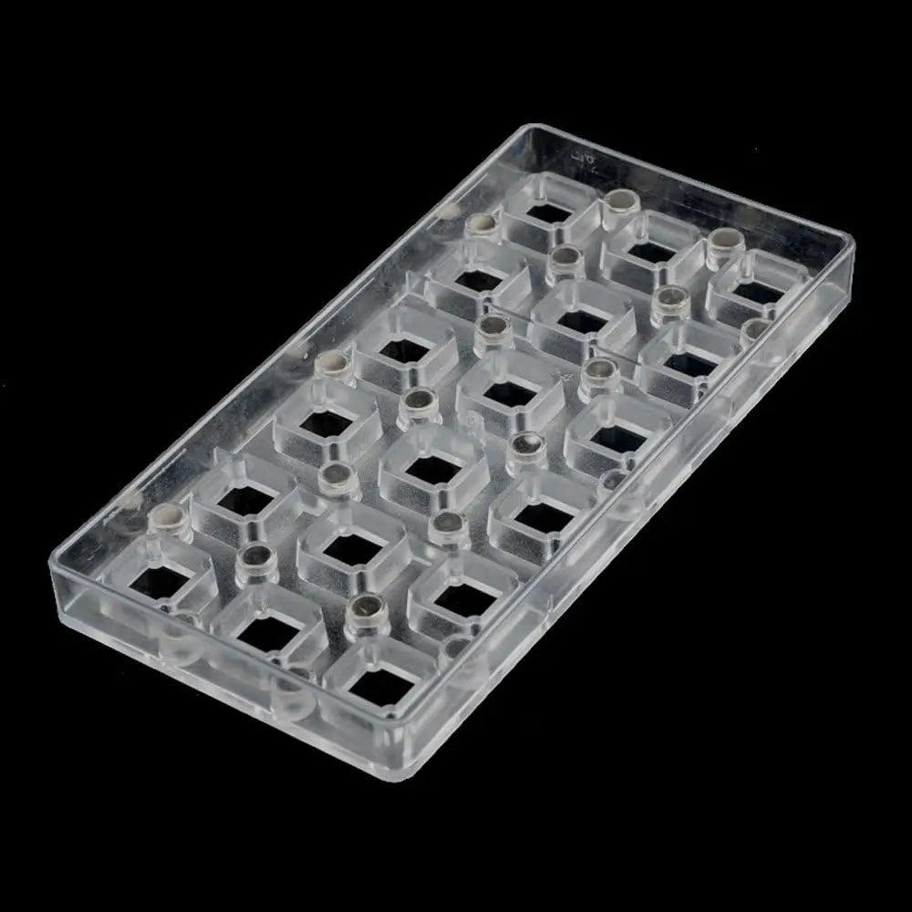 19346 / Square DIY Chocolate Transfer Sheet Custom Molds Magnetic Polycarbonate Mould