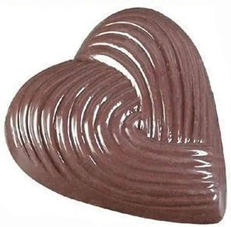 19358 / Small Plastic Heart Mold Thread Heart Shaped For Mother's Day 21 Cavities