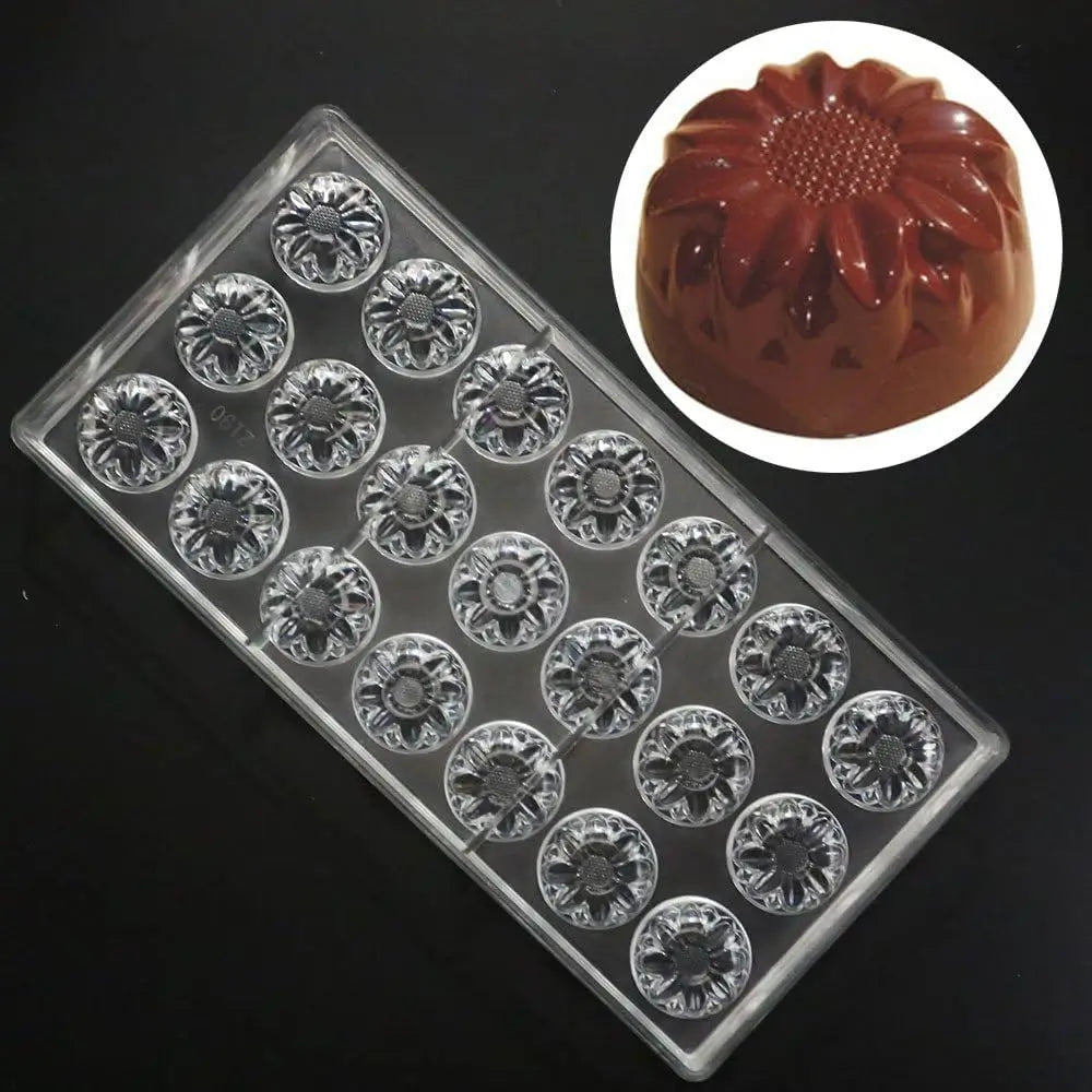 19363-2 flower chocolate molds