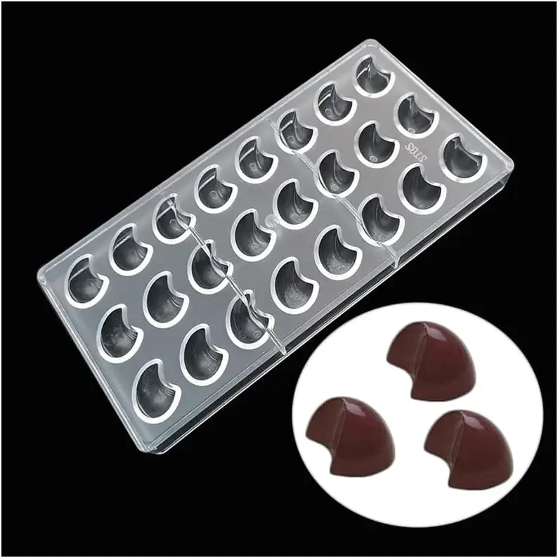 19366 / molde de chocolate de luna creciente