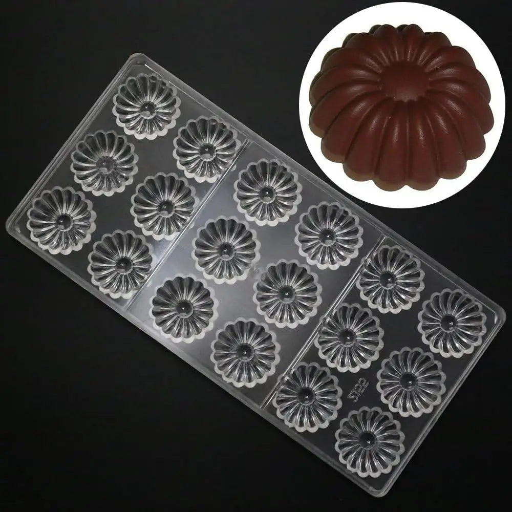 19384-4 daisy flower chocolate molds