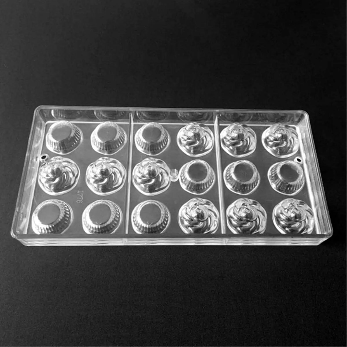 19390 / Ice Cream Polycarbonate Chocolate Mold Mould Clear Hard Chocolate Maker Professional Candy Jelly Mould Cake Decoration Mold