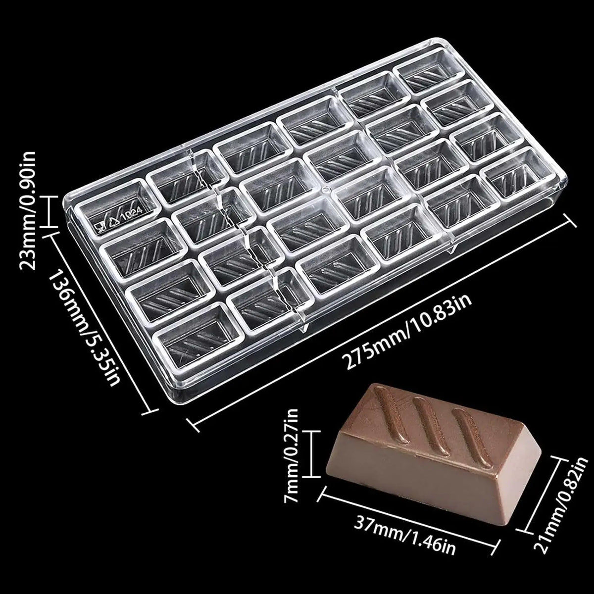 19395-3 rectangular moulds