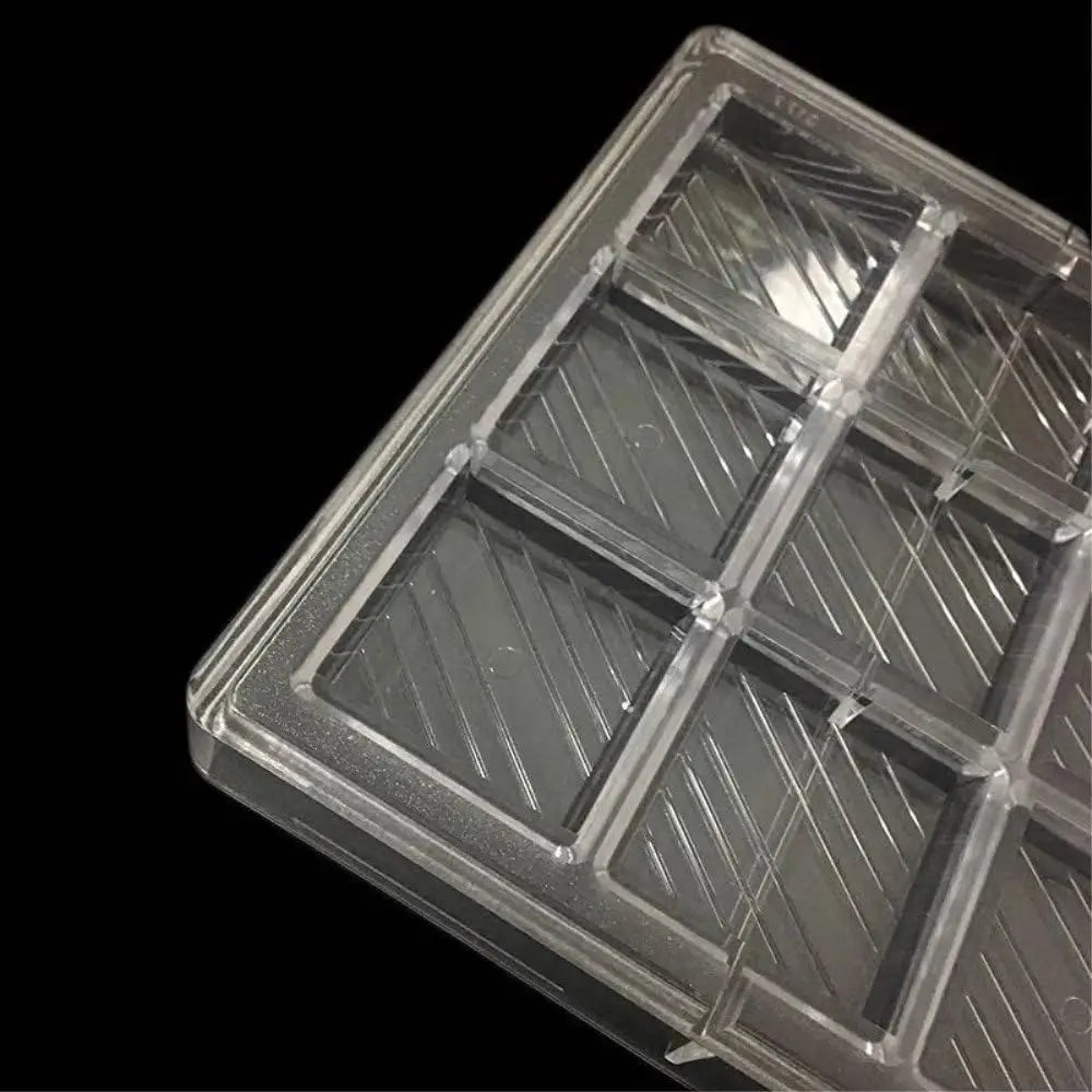 19396 / Geometric Chocolate Molds 15 Cavities Pastry Molds Chocolates Square