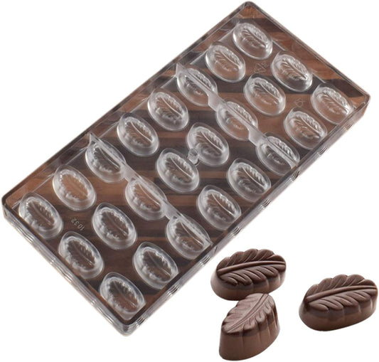 19398 / leaf chocolate mold