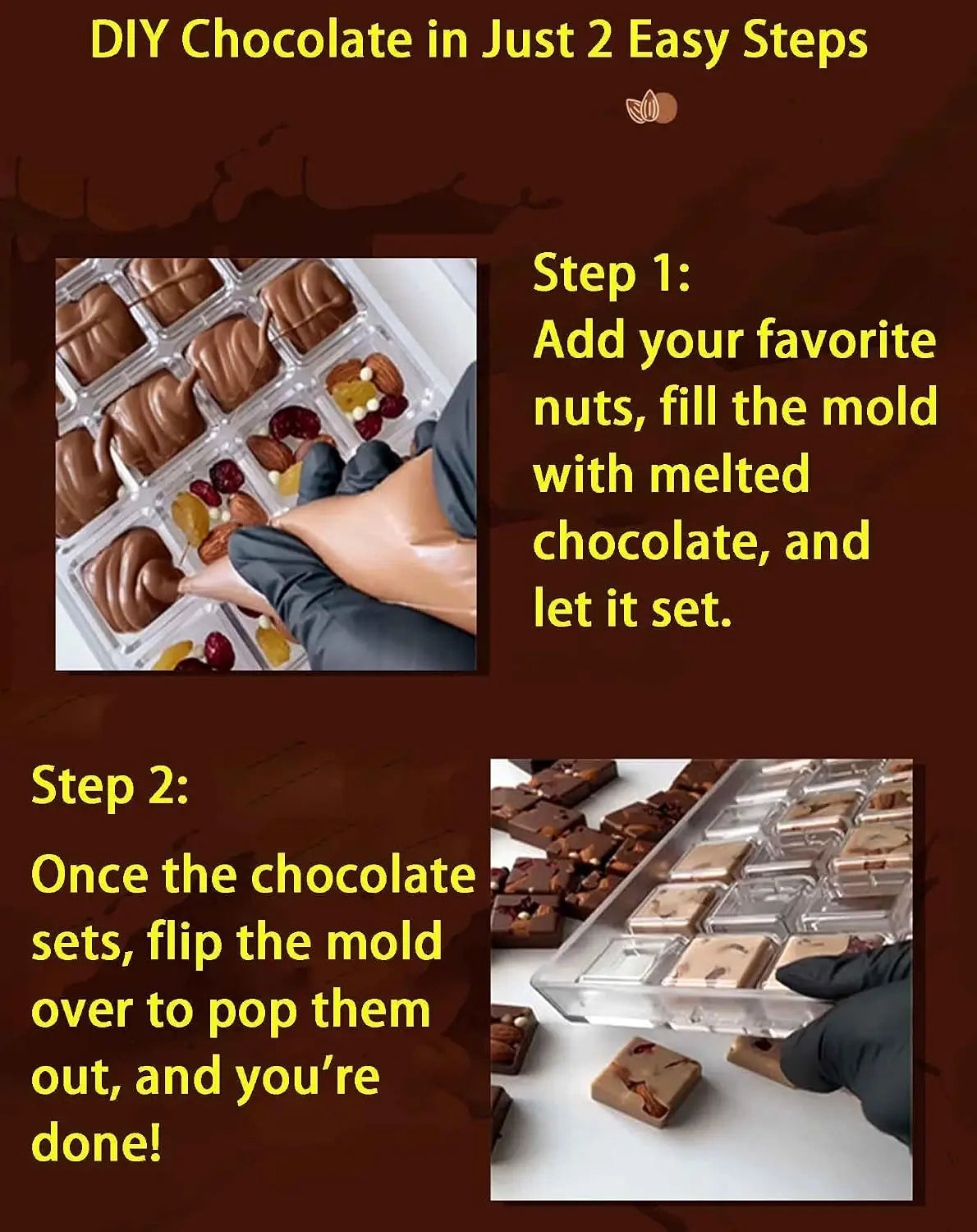 19405-6 squirrel chocolate mold