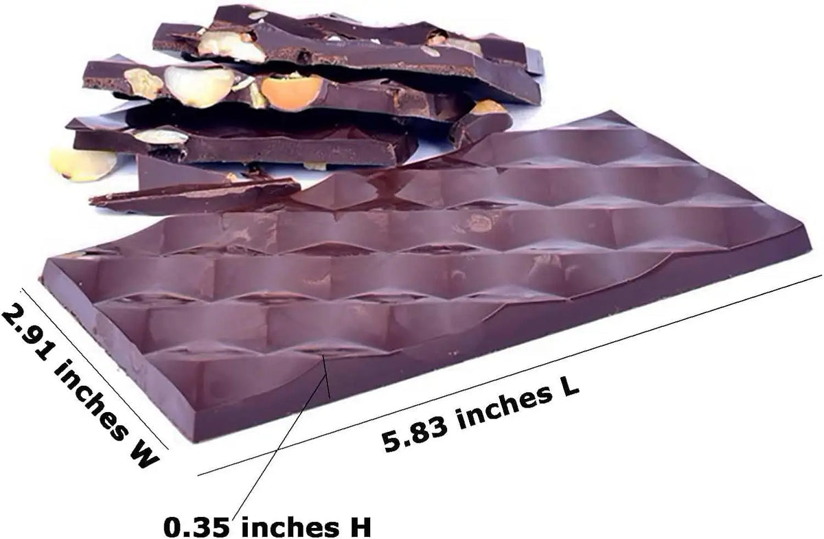19410-8 deep chocolate bar mold