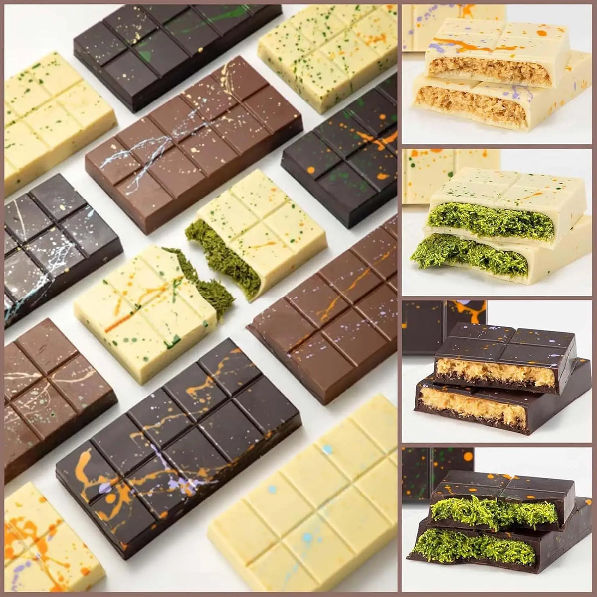 19416-7 plastic chocolate bar molds