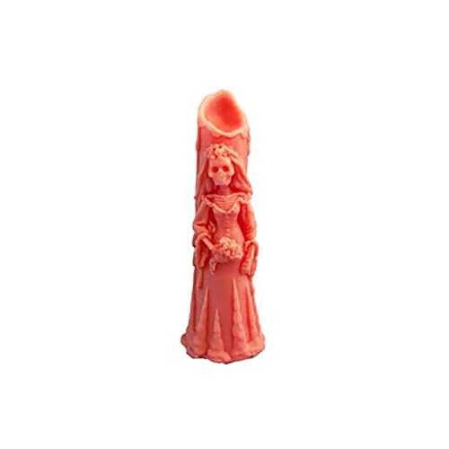Grainrain 3D Candle Mould Halloween Skull DIY Craft Silicon Soap Mold Handmade Wax Resin Mould