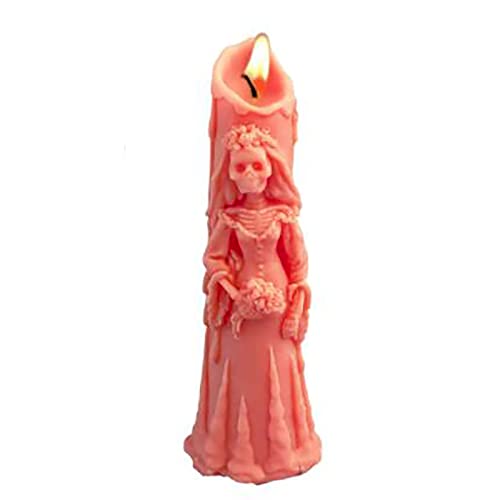 Grainrain 3D Candle Mould Halloween Skull DIY Craft Silicon Soap Mold Handmade Wax Resin Mould